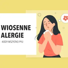 Kiedy wszystko kwitnie, wiosenne alergie dają się we znaki. Kobieta kicha, myśląc o kwiecie.