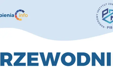 Przewodnik po szczepieniach, w tym mmr szczepionka. Logo Narodowego Instytutu Zdrowia Publicznego.