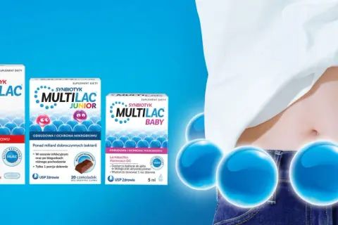 Synbiotyk a probiotyk: MultiLac dla całej rodziny – od 60+ po maluchy. Dbaj o swój mikrobiom.