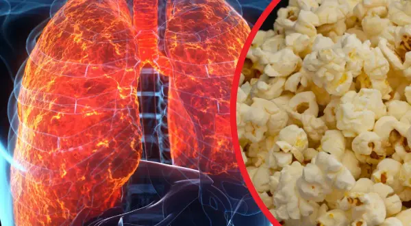 Płuca jak popcorn, czerwone i gorące, obok chrupiącej przekąski.