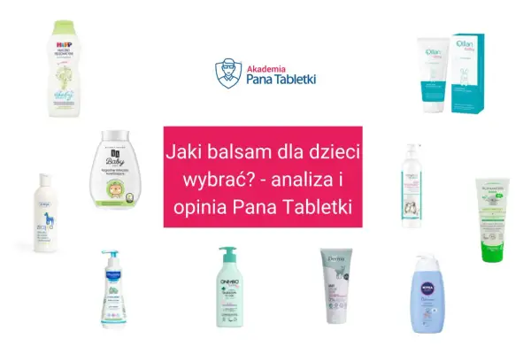 Kolekcja emolientów dla dzieci: mleczka, balsamy i kremy od marek HiPP, AA Baby, Ziaja, Mustela, Oillan, Sylveco, OnlyBio, Derma, Alphanova, Nivea.